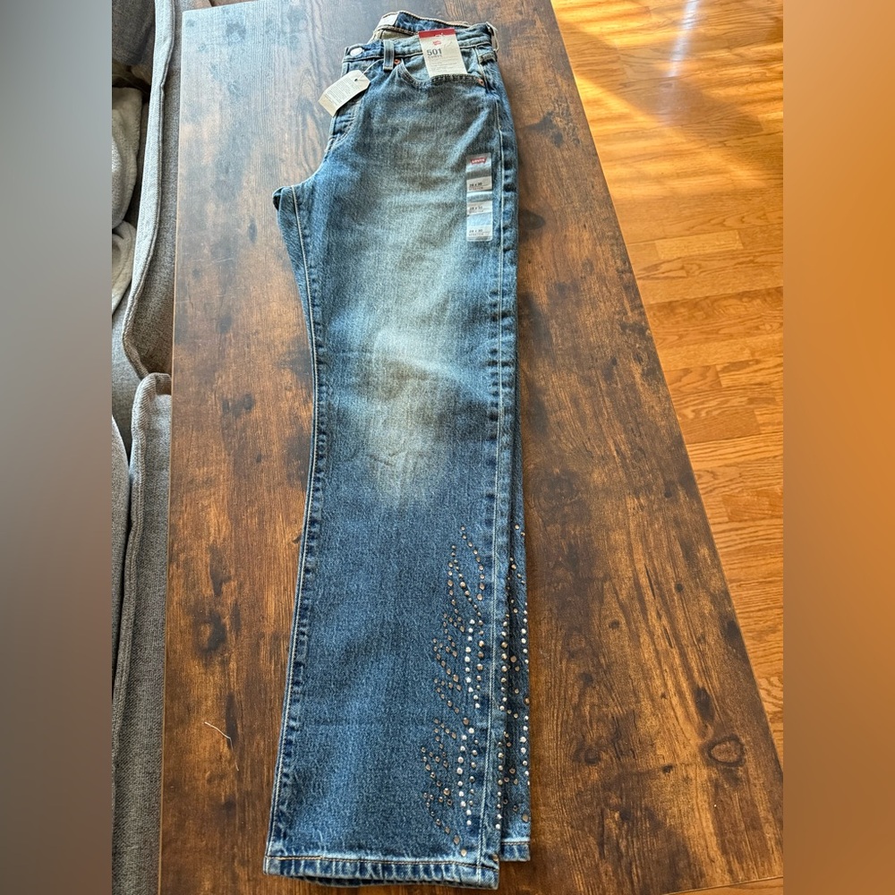 Levi’s 501 Curved Jeans with embellishment